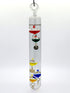 Glassic Gifts® Hanging Galileo Thermometer Glass Ornament