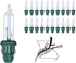 GE 20x Mini 2.5 Volt Clear Christmas Light Bulbs Replacement Tree Lights Indoor or Outdoor By JL Missouri Parts