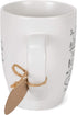 Accepted Worthy Chosen Loved Forgiven Whimsical White 14 Ounce Ceramic Mug
