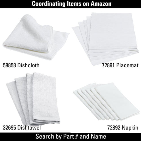 DII Melamine Reusable 9" Round Party or Picnic Plate, Set of 12, White