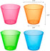 Party Essentials Plastic Cups, 50-Count, Assorted Neon
