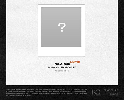 Stone Music Entertainment ATEEZ - Treasure EP.1 : All to Zero CD+Booklet+3Photocards+On Pack Poster+Extra Photocards Set
