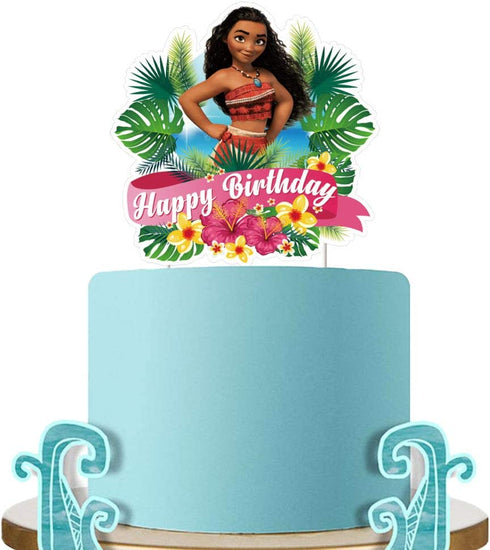 Moana Cake Topper Cupcake Decorations Birthday Party Topper for Children? 1 count