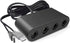 Gamecube Adapter for Nintendo Switch Gamecube Controller Adapter and WII U and PC, Super Smash Bros Gamecube Controller Adapter. Support Turbo and Vibration Features with 180cm Long Cable