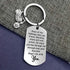 For Biker Keychain Motorcycle Keychain Gift Ride Safe Keychain New Driver Gift May Your Guardian Angel Ride With You Keychain Couple Lovers Keychain Valentines Day Birthday Gift for Boyfriend Husband
