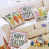 Easter Pillow Covers 18x18 Set of 4 Easter Decorations for Home Bunny Treats Hello Peeps Pink Stripes Pillows Easter Decorative Throw Pillows Spring Easter Farmhouse Decor A474-18