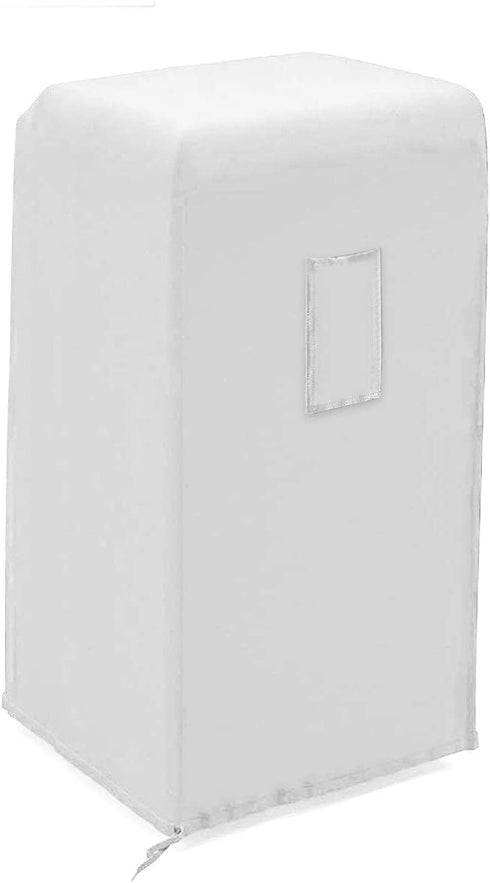 Luxiv Portable Air Conditioner Cover, Gray Portable AC Unit Cover 15 x 18 x 30 Anti-Dust Portable Air Conditioner Storage Bags Protection Cover for Mobile AC (White)