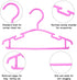 Baby Clothes Hangers Baby Hangers for Closet Kids Hangers Infant Hangers Children Hangers Child Hangers (50Pack, Mutilcolor)
