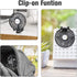 VersionTECH. Mini Handheld Fan, USB Desk Fan, Small Personal Portable Table Fan with USB Rechargeable Battery Operated Cooling Folding Electric Fan for Travel Office Room Household Black