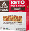 Munk Pack Keto Nut & Seed Bar | Caramel Sea Salt | 4 Bars | Low Carb Keto Snack | Plant Based and Gluten Free Treat | No Added Sugar | Keto Food | Keto Candy Bar | <1g Sugar, 3g Net Carbs,1.23 Ounce (Pack of 4)
