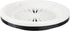 Trenton Gifts 10-Inch Reusable Plastic Paper Plate Holders, Picnic Supplies (12 Set - Black/White)