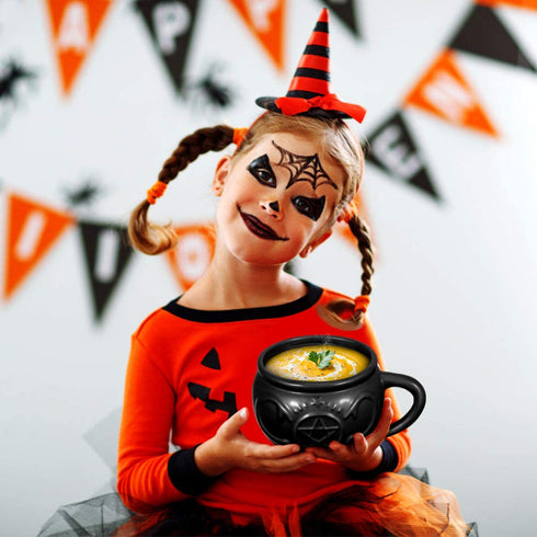 Hemoton Witch Cauldron Mug 3D Novelty Mug Gothic Tea Cup Porcelain Witch Coffee Mug Witchcraft Supplies/Novelty Halloween Christmas Gifts/Goth Cosplay Supplies