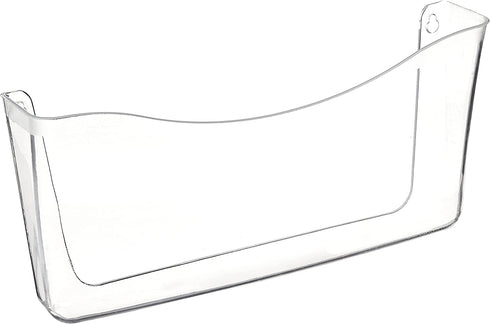 Rubbermaid 65986 Unbreakable Magnetic Wall File, Letter/A4 Size, Clear