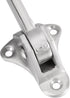 uxcell 304 Stainless Steel Brushed Easy-Step Kickdown Door Stop Holder Buffer w Screws