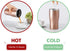 Lifecapido 20oz Tumbler, Stainless Steel Travel Tumbler, Double Wall Vacuum Insulated Tumbler with Lid and Straw, Durable Powder Coated Travel Mug, Thermal Tumbler for Cold Hot Drink, Rose Gold