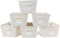 MAX Houser Fabric Cloth Storage Bins,Foldable Storage Cubes Organizer Baskets with Dual Handles for Home Bedroom Storage,Set of 6(Beige)