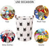 Dirty Clothes Laundry Storage Basket for Bedroom Bathroom Kids Linen Cotton White and Black Superhero 15.7"x19.7"