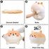 DITUCU Shiba Inu Stuffed Animal Toy -Cute Corgi & Akita Dog Plush Pillow, Plush Toy Best Gifts for Girl and Boy, Can Be Used for Bed and Sofa Chair(Shiba Inu, Brown Round Body, 11.8in)