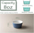 DOWAN Ramekins 8 oz Oven Safe, Porcelain Ramekins Souffle Dish, Creme Brulee Ramekins, Ramekins for Baking, Stackable Ramekin for Pudding, Spinach Souflees, Set of 6, Airy Blue