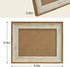 5x7 Picture Frame, Set of 2 Wood White and Brown Photo Frames for Wall and Tabletop Display,PS Collage Frame for Gallery and Room Decoration,Vertical or Horizontal Display.