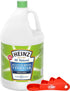 Heinz All Natural Multi-Purpose Vinegar 6% Acidity 1 Gallon Bottle with By The Cup Swivel Spoons