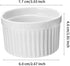 4 OZ Ramekin Bowls,WERTIOO 12 PCS Ramekins for for Baking and Cooking, Oven Safe Sleek Porcelain Ramikins for Pudding, Creme Brulee, Custard Cups
