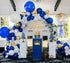Oopat DIY Royal Blue Balloon Garland Kit for Royal Prince Baby Shower Wedding Graduation Boys First Birthday Party Centerpiece Backdrop Party Decoration