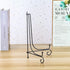(2 Pack) Iron Display Stand, Black Iron Easel Plate Display Photo Holder Stand