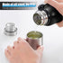 Insulated vacuum Thermo Bottle 25oz with cup lid Leakproof stainless water flask for coffee hot and cold drink.(Black,750ml)