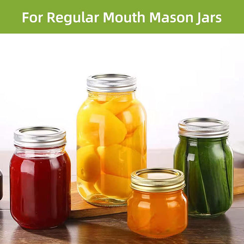 SMOOTHCLUE Canning Lids, 200 Count Canning Lids Regular,Canning Jar Lids,Mason Jar Canning Lids, Food Grade Material Leak Proof & Airtight (70mm )