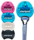 Steripod Men and Women Safety Razor Holder - Clip-On Cover Anti-Rust Blade Razor Protector Travel Size (2 Pk Blue - Black) (4 Pk (black, blue, white, pink))