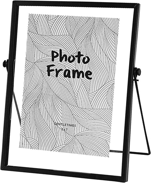 Miaowater 5x7 Picture Frames,Black Photo Frame Decor with Plexiglas Cover High Definition Glass Desk Pictures Display