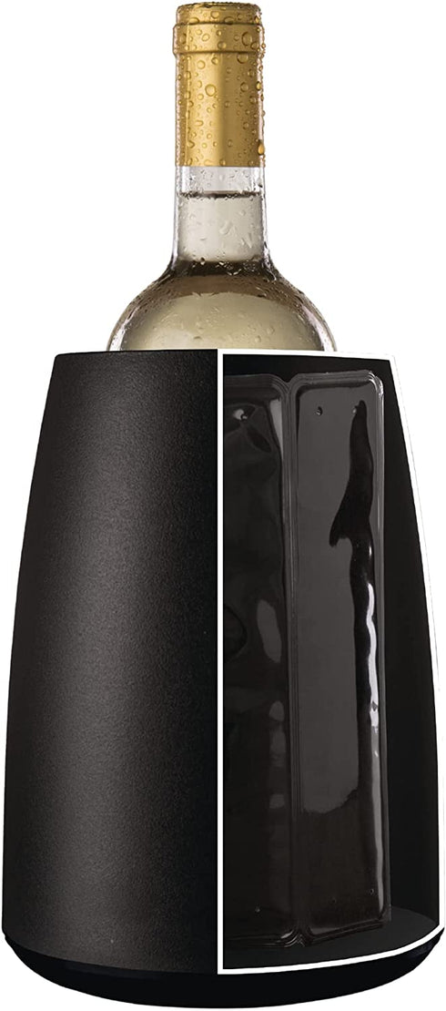 Vacu Vin Rapid Ice Elegant Wine Cooler - Black