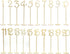 LepoHome 20pcs Table Numbers, 1 to 20 Wood Wedding Table Numbers with Sturdy Holder Base for Party Home Decoration