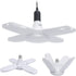 LED Garage Lights,60W Adjustable Trilights LED Garage Ceiling Light,6000Lumens LED Garage Ceiling Light, 6000k Nature Light with High Bright Garage Light for Garage,Warehouse