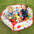 EocuSun Kids Ball Pit Large Pop Up Toddler Ball Pits Tent for Toddlers Girls Boys for Indoor Outdoor Baby Playpen w/ Zipper Storage Bag, Balls Not Included (ARed)