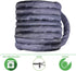 Nadair OVO Universal Padded Cover, Fits All 40 to 42 ft Central Vacuum Hose, Machine Washable, Easy to Install with Zipper, 42ft, Grey
