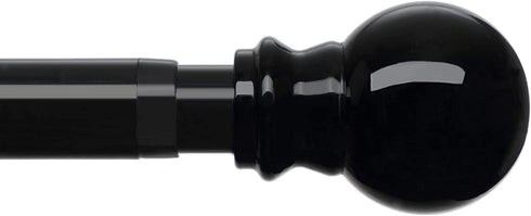 HOSKO Telescoping Curtain Rods for 28 to 60 Inches - 1 Inch Curtain Rods for Windows, Suit for Kitchen, Living Room, Bedroom(Brackets Included)