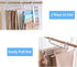 Rhinoceros Pants Hangers Space Saving, Hangers for Jeans Multifunctional Pants Rack Space Saver Closet Organization Scarf Hangers Leggings Trousers Jean Organizer
