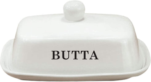 Butter Dish with Lid | Perfect Gift for Cooks | LARGE - Fits Block of Butter or 2 Sticks