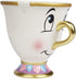 FAB Starpoint Disney Beauty and the Beast Chip Mug with Gold Foil Printing, Multicolor, 8 Ounces