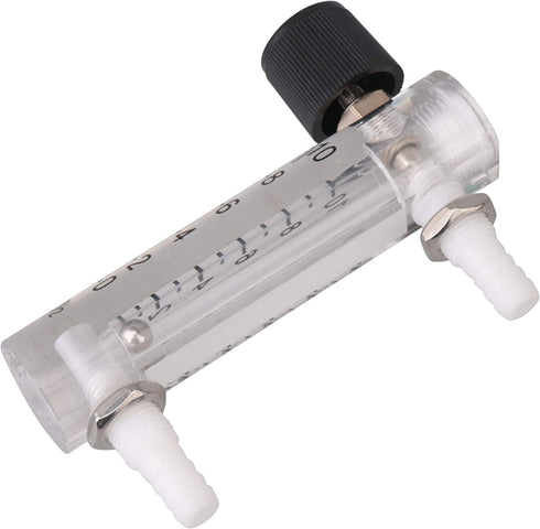 CNBTR LZQ-3 0-10 LPM Tube Type Acylic Flowmeter Gas 8mm Hose Fitting Oxygen Flowmeter Regulator Flow Meter