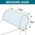 Stretch Armrest Covers for Chairs and Sofas Couch Arm Covers for Sofa Spandex Jacquard Armrest Covers Anti-Slip Furniture Protector Washable Armchair Slipcovers for Recliner Set of 4, Dusty Blue