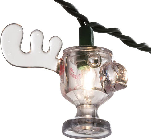 National Lampoon's Christmas Vacation Kurt Adler UL 10-Light Wally World Moose Mug Light Set