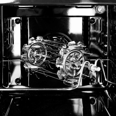 ZSooner BBQ Steel Metal Roaster Rotisserie Skewers Needle Cage Oven Kebab Maker Grill
