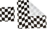 Racecar Dinnerware Set for Kid's Birthday Party, Checkered Design (Serves 24, 144 Pieces)