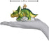 Old World Christmas Triceratops Glass Blown Ornaments for Christmas Tree