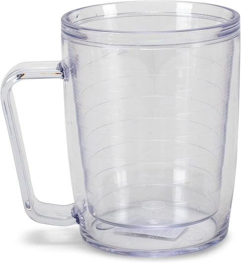 FREEHEART Plastic Glass Unbreakable Double-wall Insulated Coffee Mugs 18 Oz - BPA Free Vacuum Insulated Tumbler Set (1)