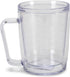 FREEHEART Plastic Glass Unbreakable Double-wall Insulated Coffee Mugs 18 Oz - BPA Free Vacuum Insulated Tumbler Set (1)