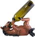 Brown Horse Wine Bottle Holder 6 1/2 Inch